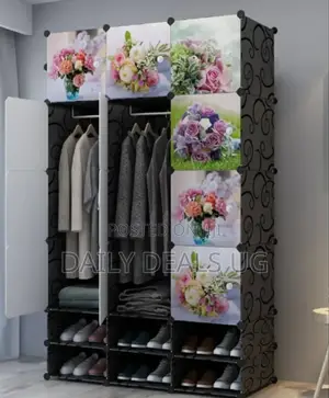 Black Plastic Wardrobe