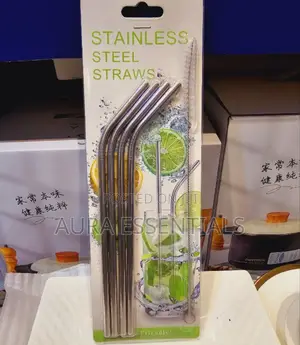 Metallic Stainless Steel Straws