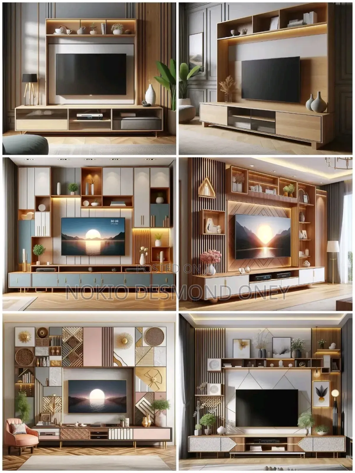 We Build, Design and Install Best Modern TV Wall Units 