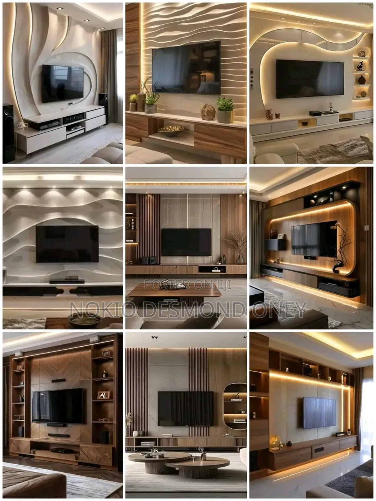 We Build, Design and Install Best Modern TV Wall Units 
