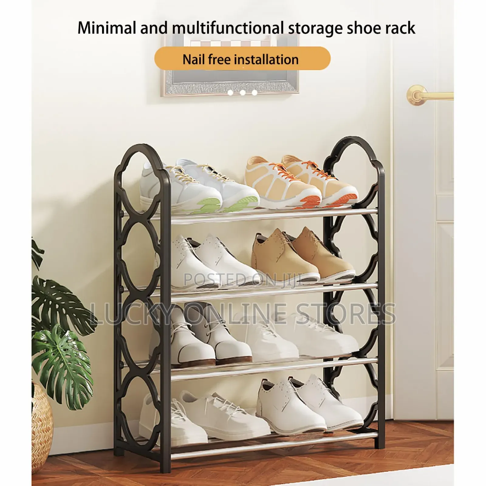 4 Tier Shoe Rack