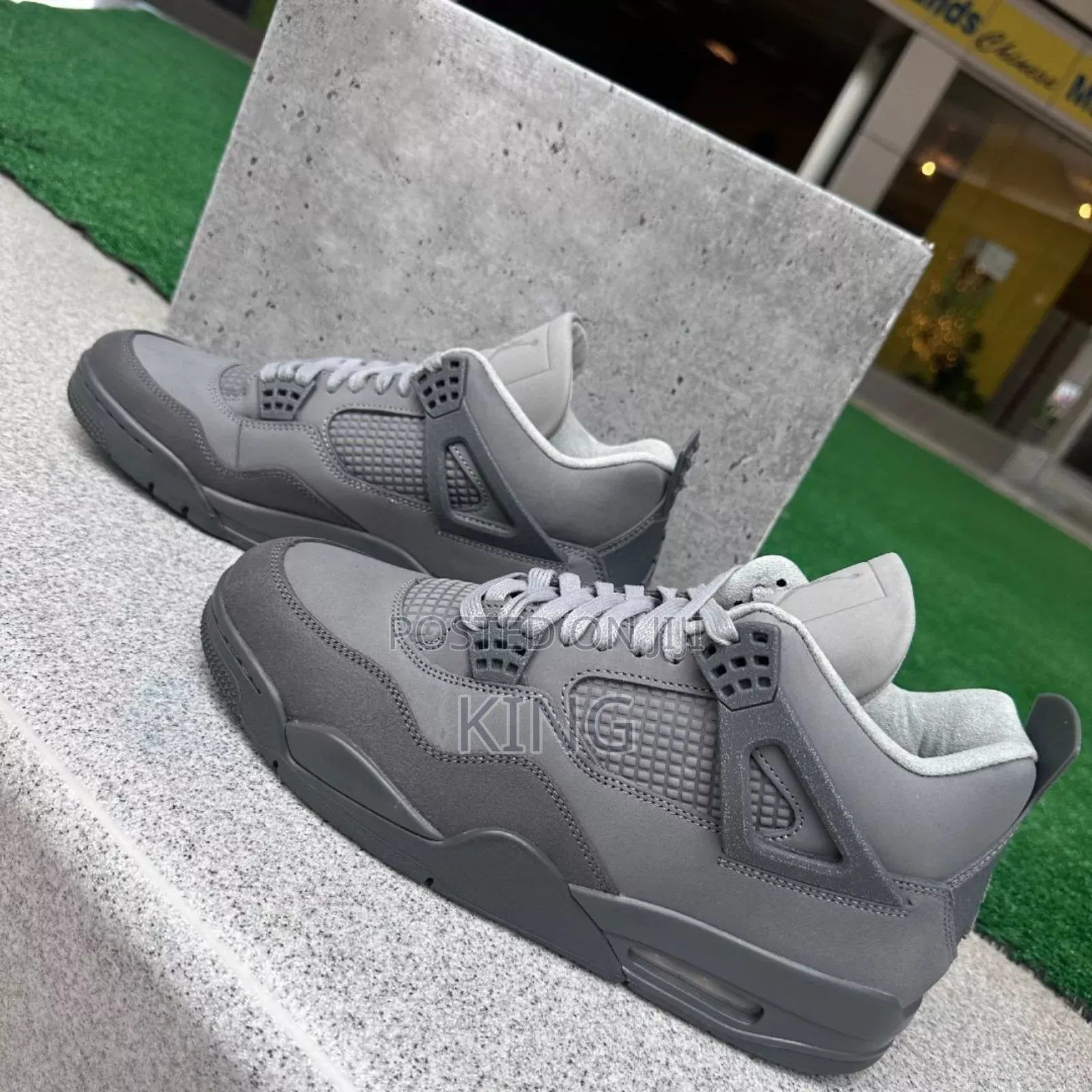 Lux Air Jordan 4 Retro SE "Wet Cement''
