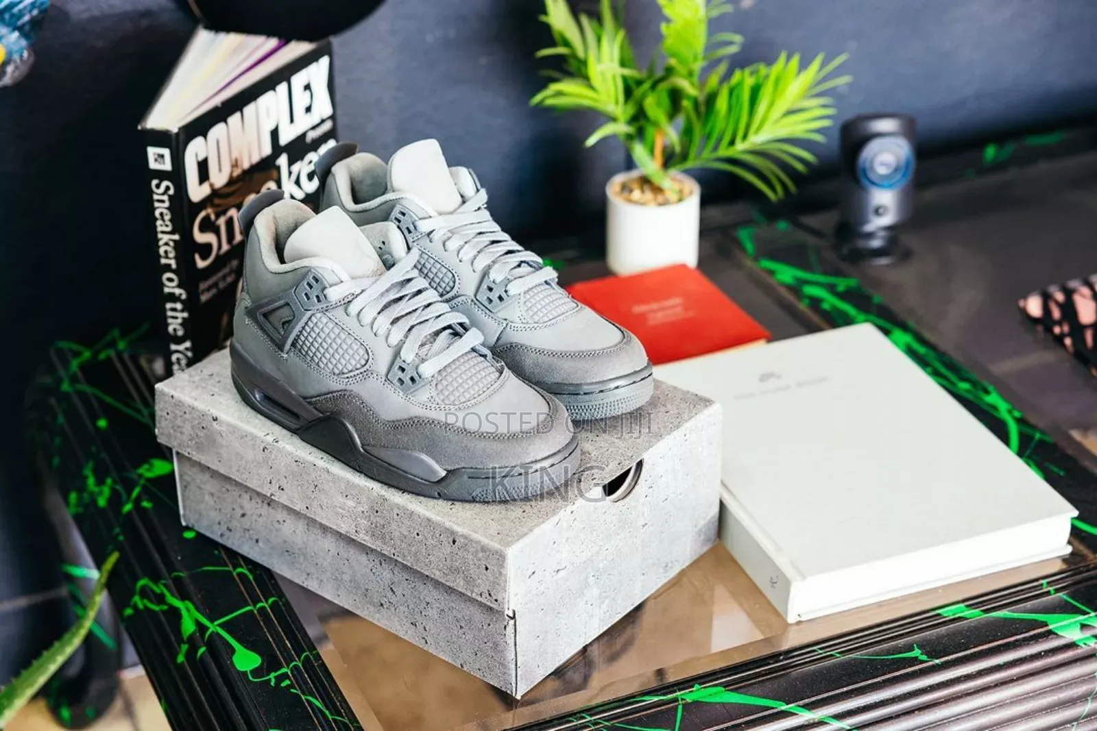 Swift Air Jordan 4 Retro SE "Wet Cement''