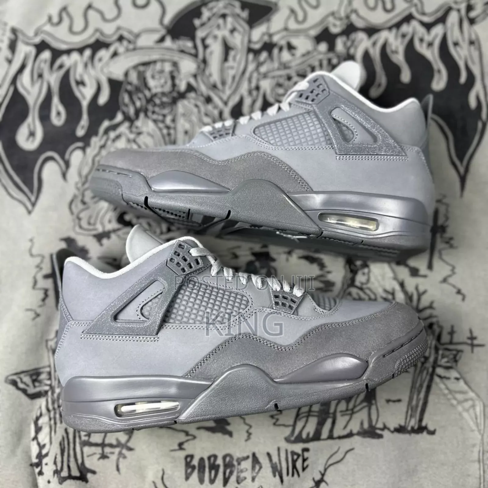 Comfy Air Jordan 4 Retro SE "Wet Cement''