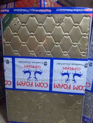 Quilted Density Mattress. 4*6*8inches.( Silver)