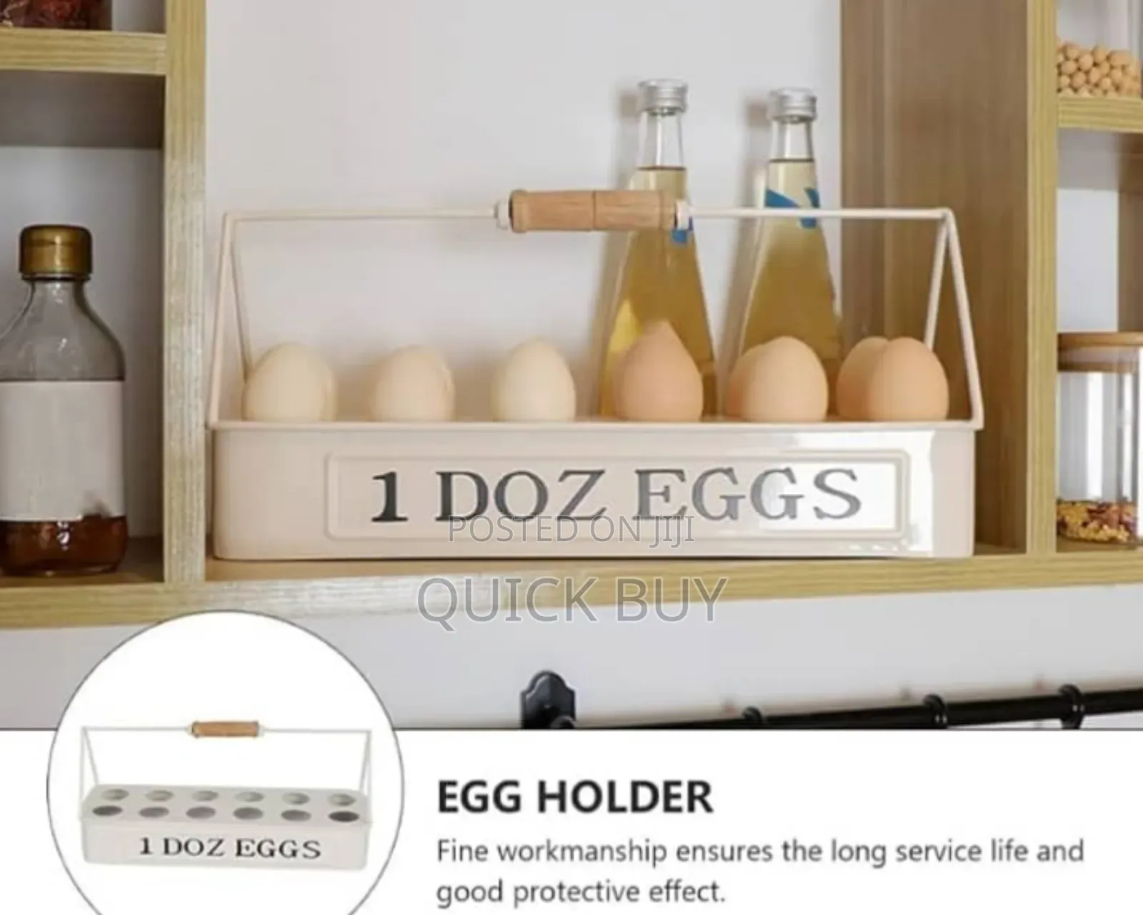 Exquisite High Profile Multi-Slot 12 Egg Rack Holder Tray