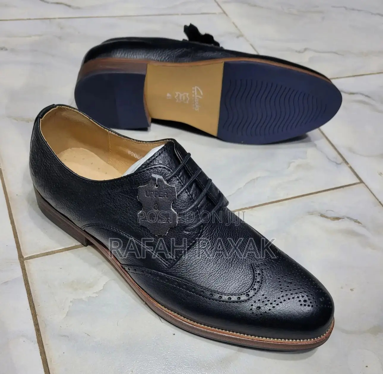 Original Men’S Clarks Gentle Leather Oxfords