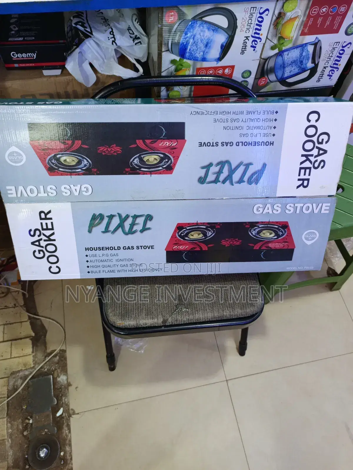 Gas Burner Pixel Double Glass Burner