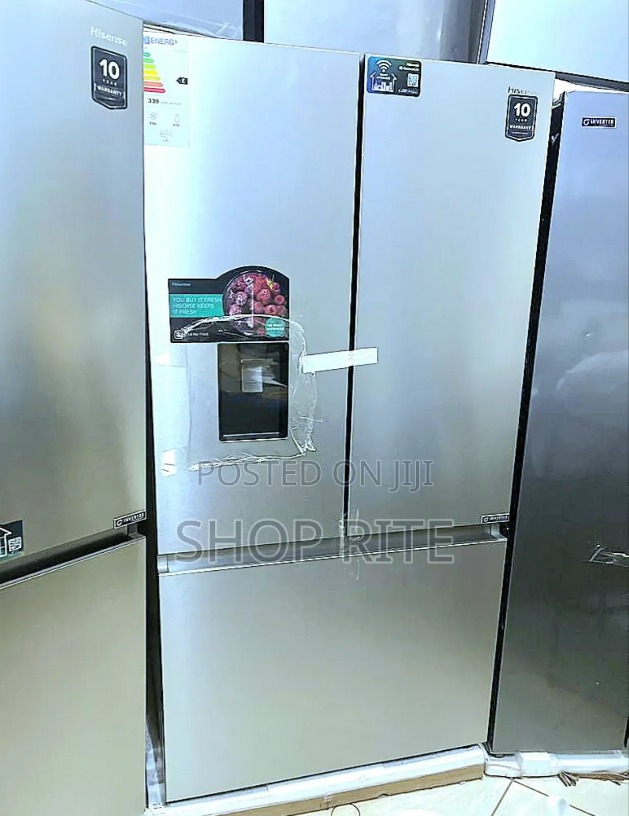 Hisense 820 Litres Side by Side Dispenser and Wifi Fridge