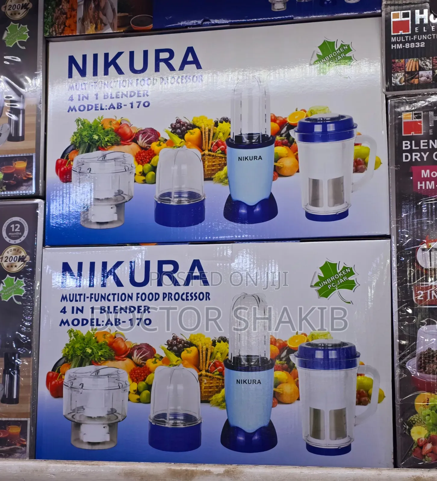 Nikura 4-in-1 Multifunctional Food Processor