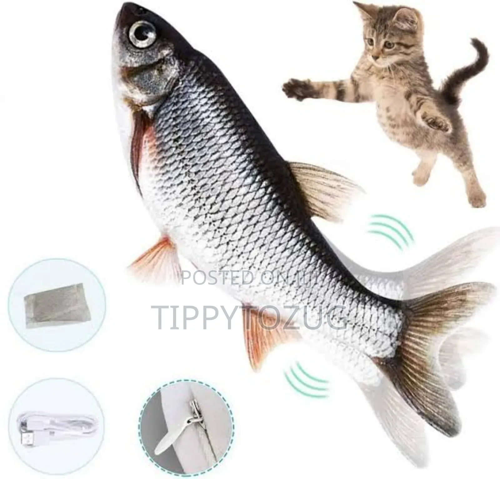 Electric Fish Toy for Kids and Pets