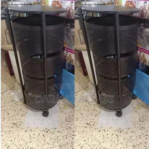 Black Rotating Vegetable Rack
