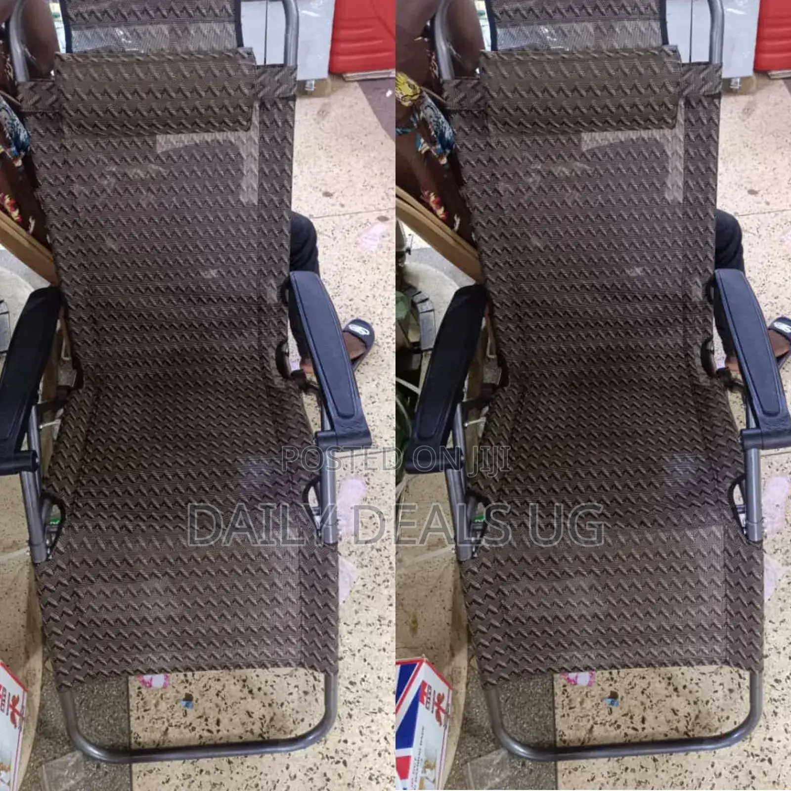 Adjustable Metallic Camping Chair