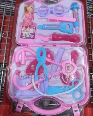 Pink Kids Doctor Kit