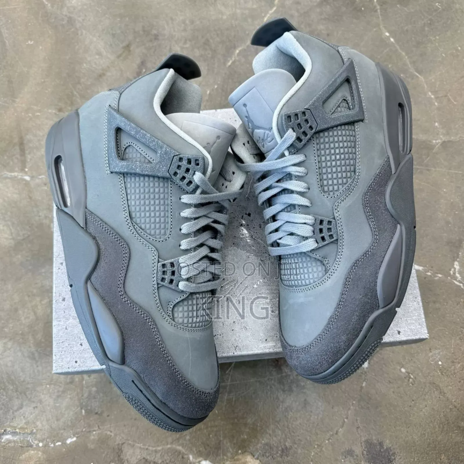 Proper Air Jordan 4 Retro SE Wet Cement