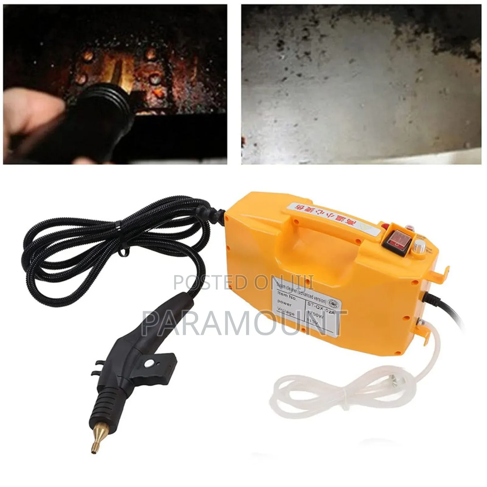 Hand Held Steam Pressure Cleaner (Dry Or Wet Steam)
