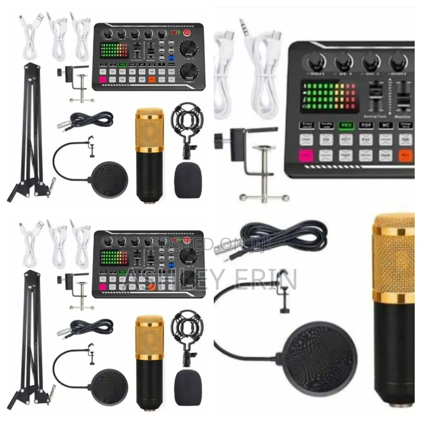 V10s Usb Card Headset Condenser Microphone