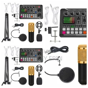 V10s Usb Card Headset Condenser Microphone