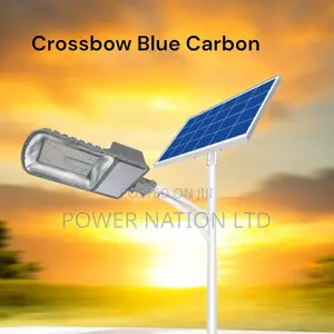 Blue Carbon 600w Crossbow Solar Street Light Lifepo4