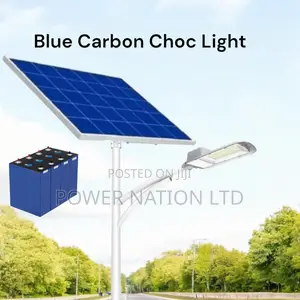 Blue Carbon Choc Solar Street Light 500w Lifepo4 Battery