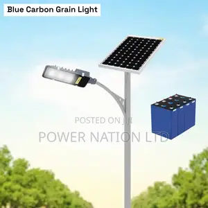 Blue Carbon Grain 400w Solar Street Light Class a TENNA