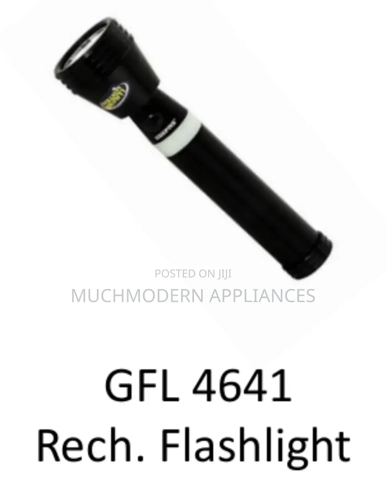 Geepas GFL 4641
Rechargeable Flashlight