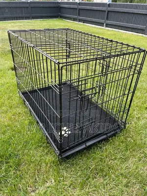 Folding Metal Wire Plate Dog/Pet Crate Cage