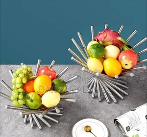 Metallic Fruit Rack
