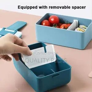 Rectangle Bento Leak-Proof Lunch Box Portable PP