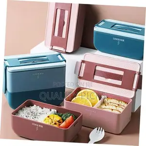 Rectangle Bento Leak-Proof Lunch Box Portable PP