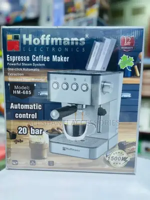 20 Bar Coffee Maker, Hoffman Electric Coffee Machine