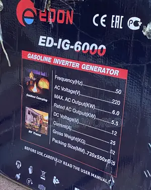 Super Silent Generator Running Watts 5500