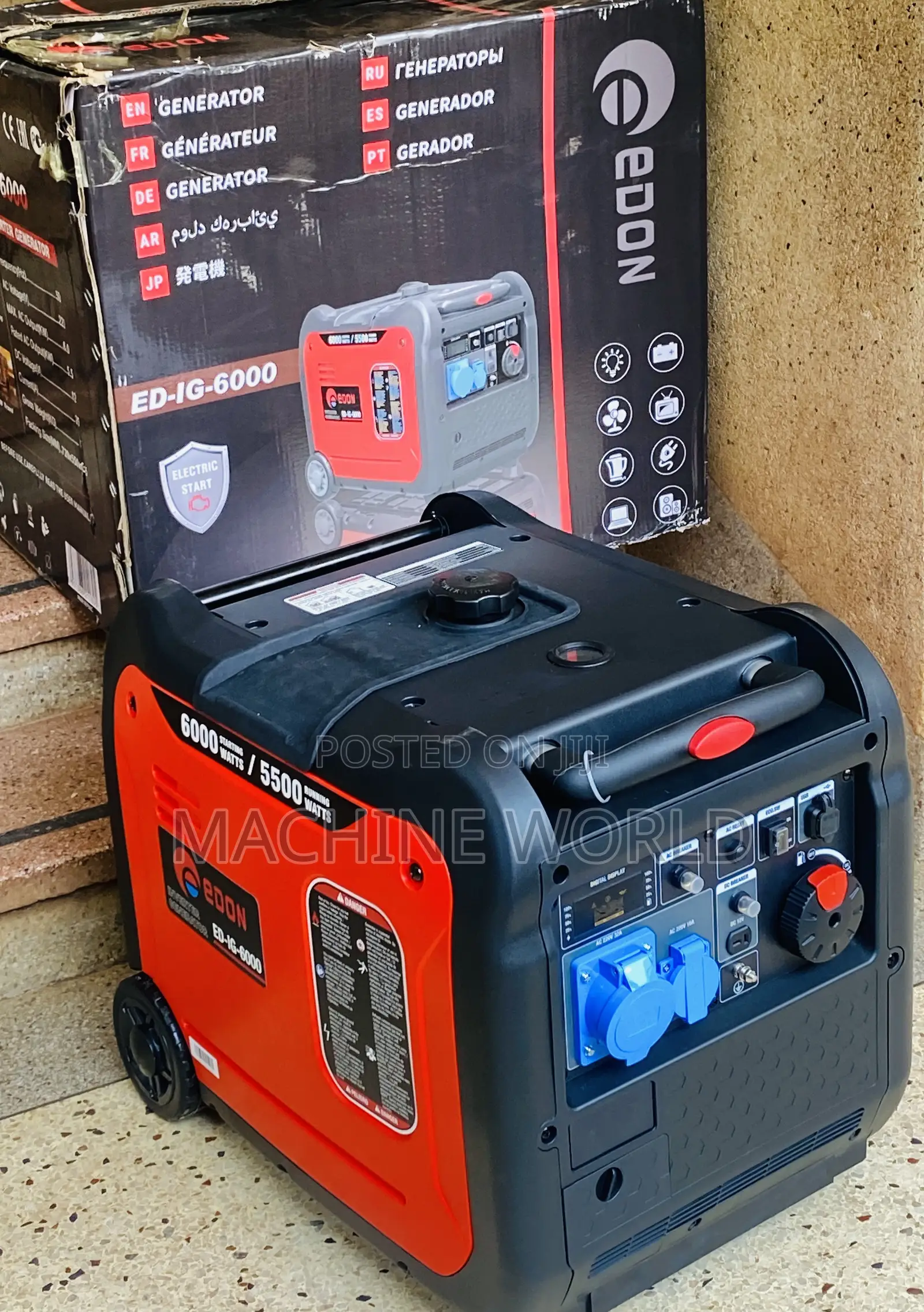 Super Silent Generator Running Watts 5500