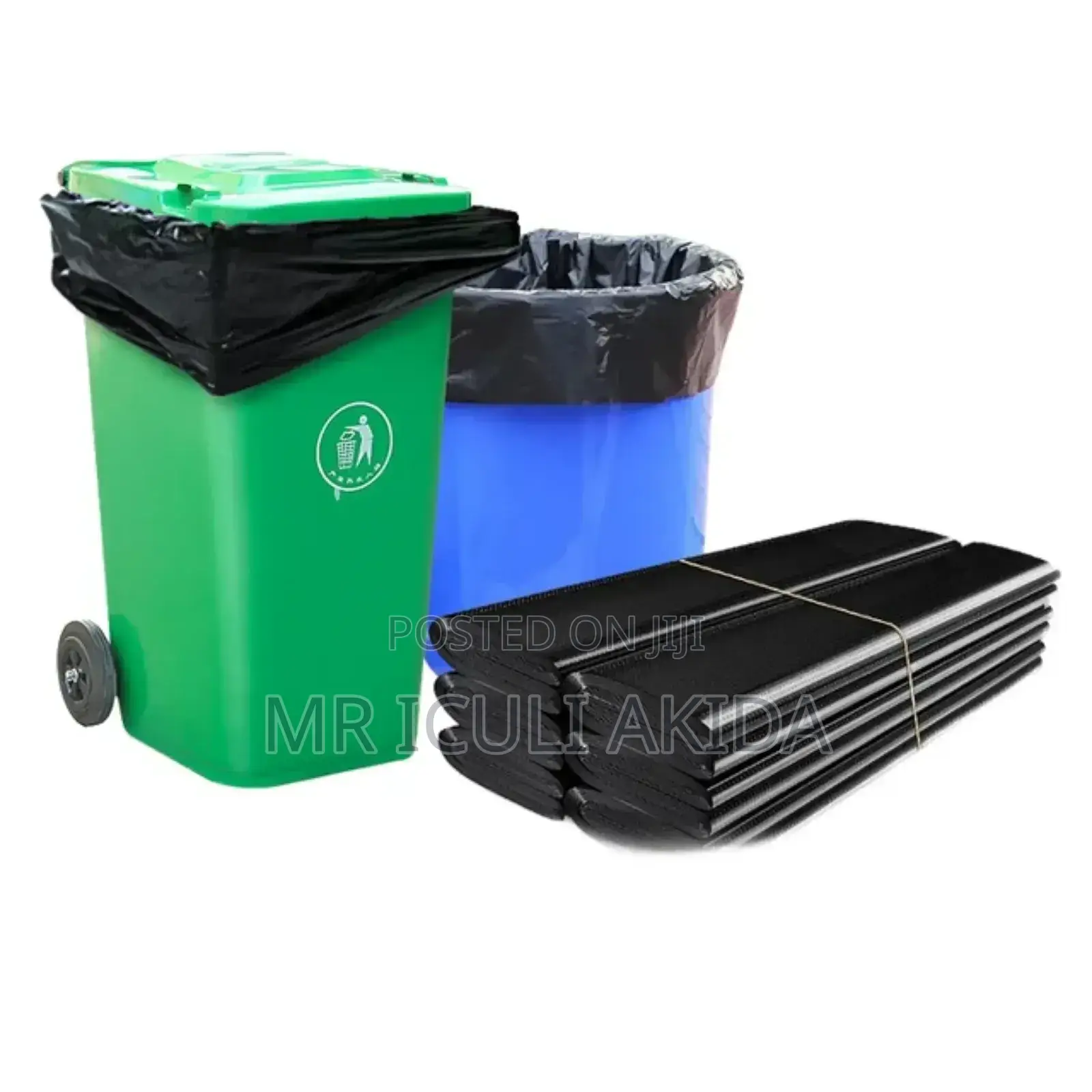 120litres Plastic Waste Bin Liners(20pcs in a Bundle)