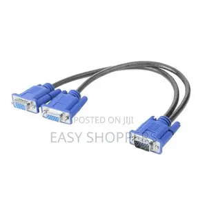 VGA Cable 2 Way Splitter VGA Y Splitter Cable
