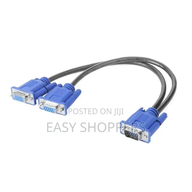 VGA Cable 2 Way Splitter VGA Y Splitter Cable