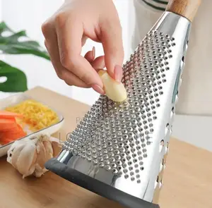 3 Sides Conical Grater With Wooden Handle