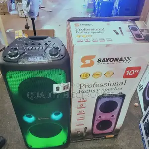 Sayona 10" Very Powerful Rechargeable Partybox Speakers