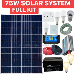 75W Solar Power System Kit/ Home Solar