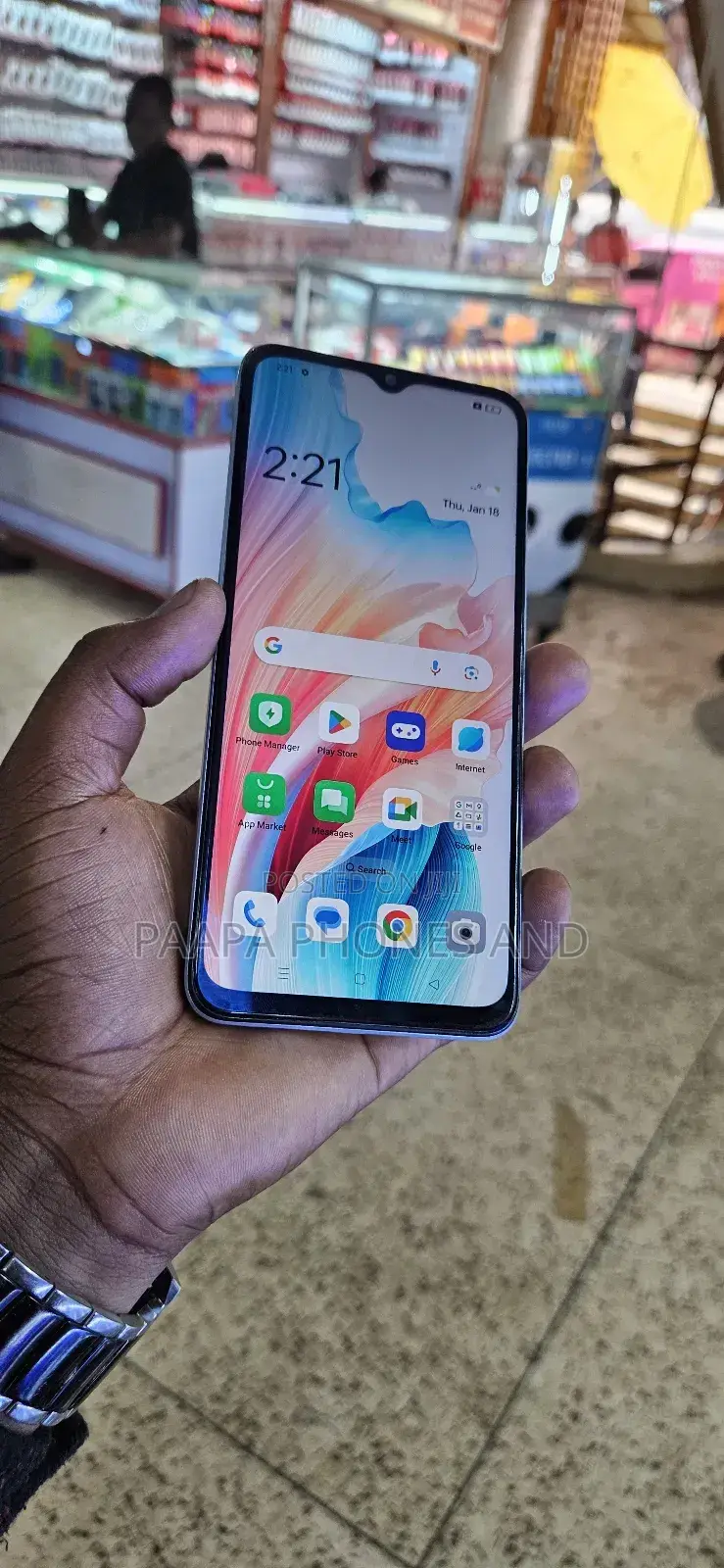 Oppo A18 128 GB Blue