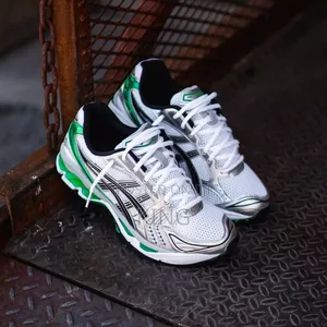 Genuine ASICS Gel Kayano 14 Malachite White Green Sneakers