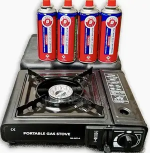 Portable Gas Burner With 4 Gas Canister