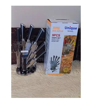 UNIQUE High Quality Knife Set 9pcs