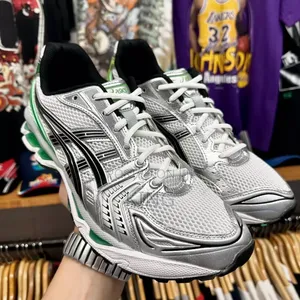 Actual ASICS Gel Kayano 14 Malachite White Green Sneakers