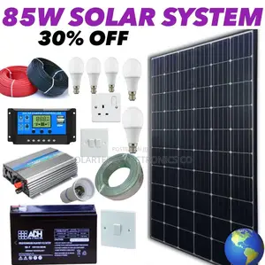 85W Solar System Full Kit Size/ 7 Bulbs