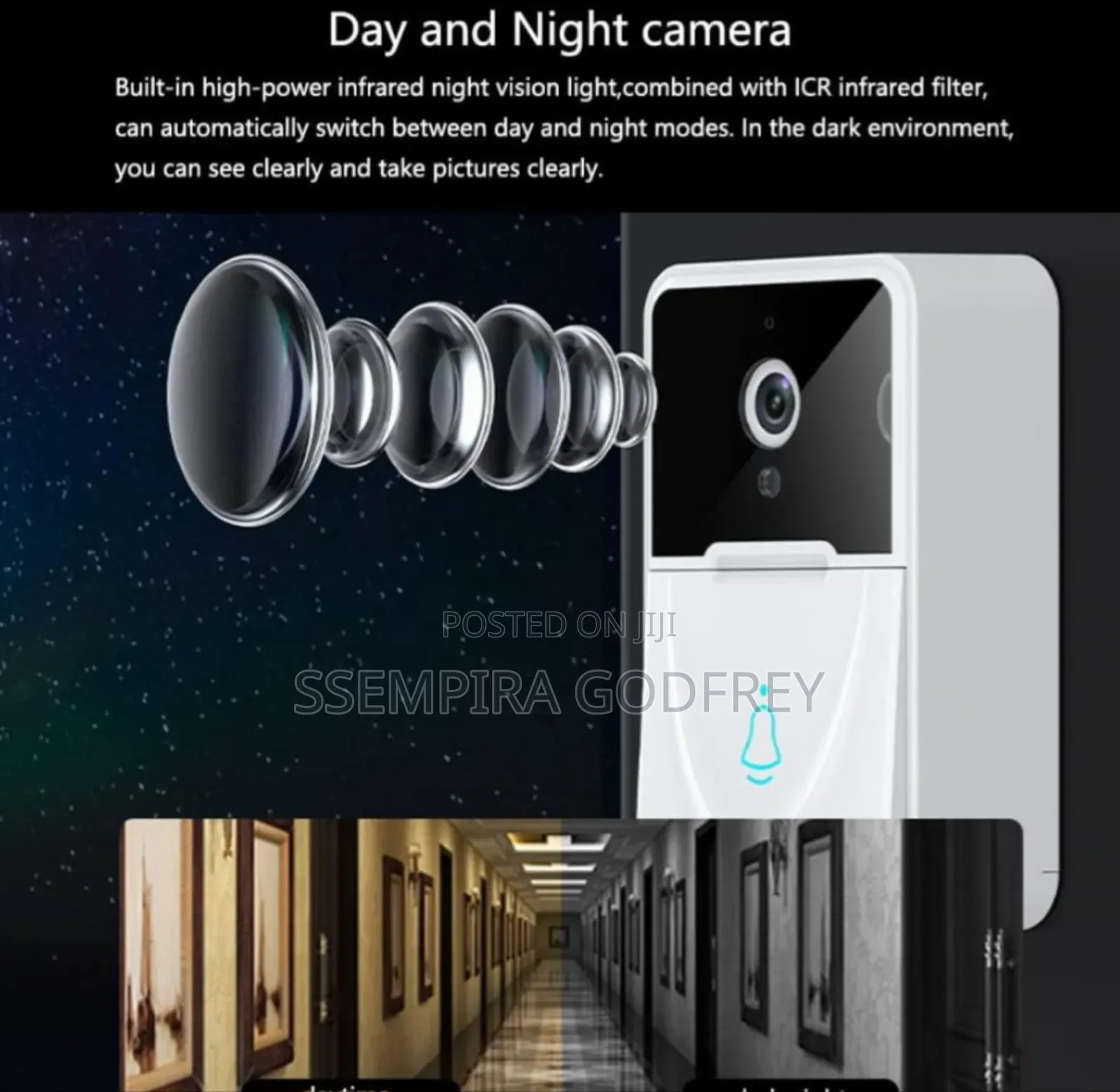 Smart Video Wireless Camera Door Bell