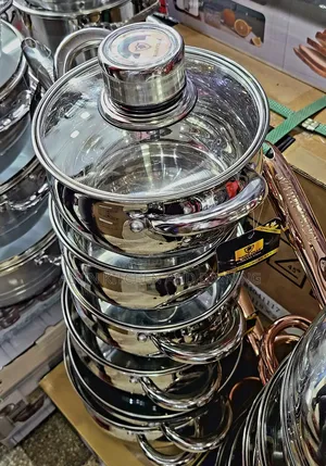 Heavy Stainless Steel Saucepans 12pcs