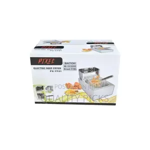 Pixel Electric Deep Fryer 6 Liters- Silver