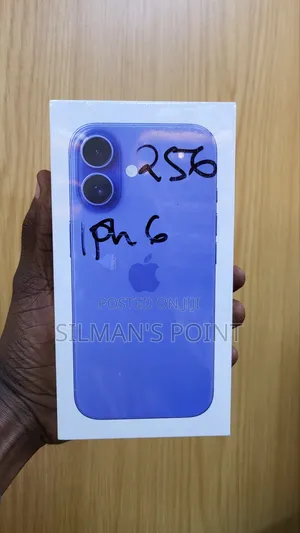 New Apple iPhone 16 256 GB Purple