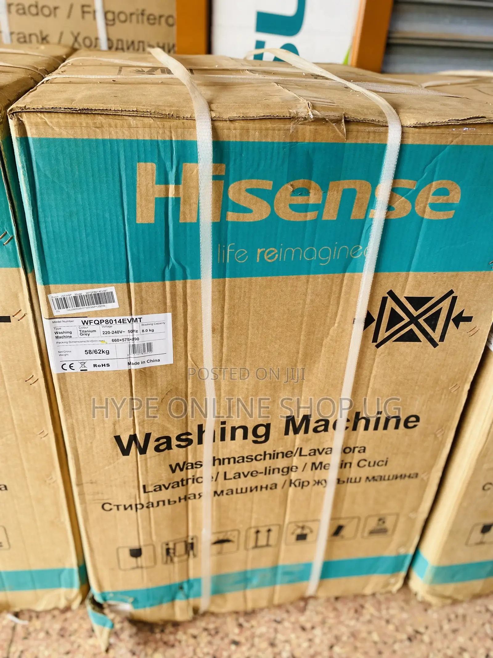 8kg Frontload Hisense Washing Machine